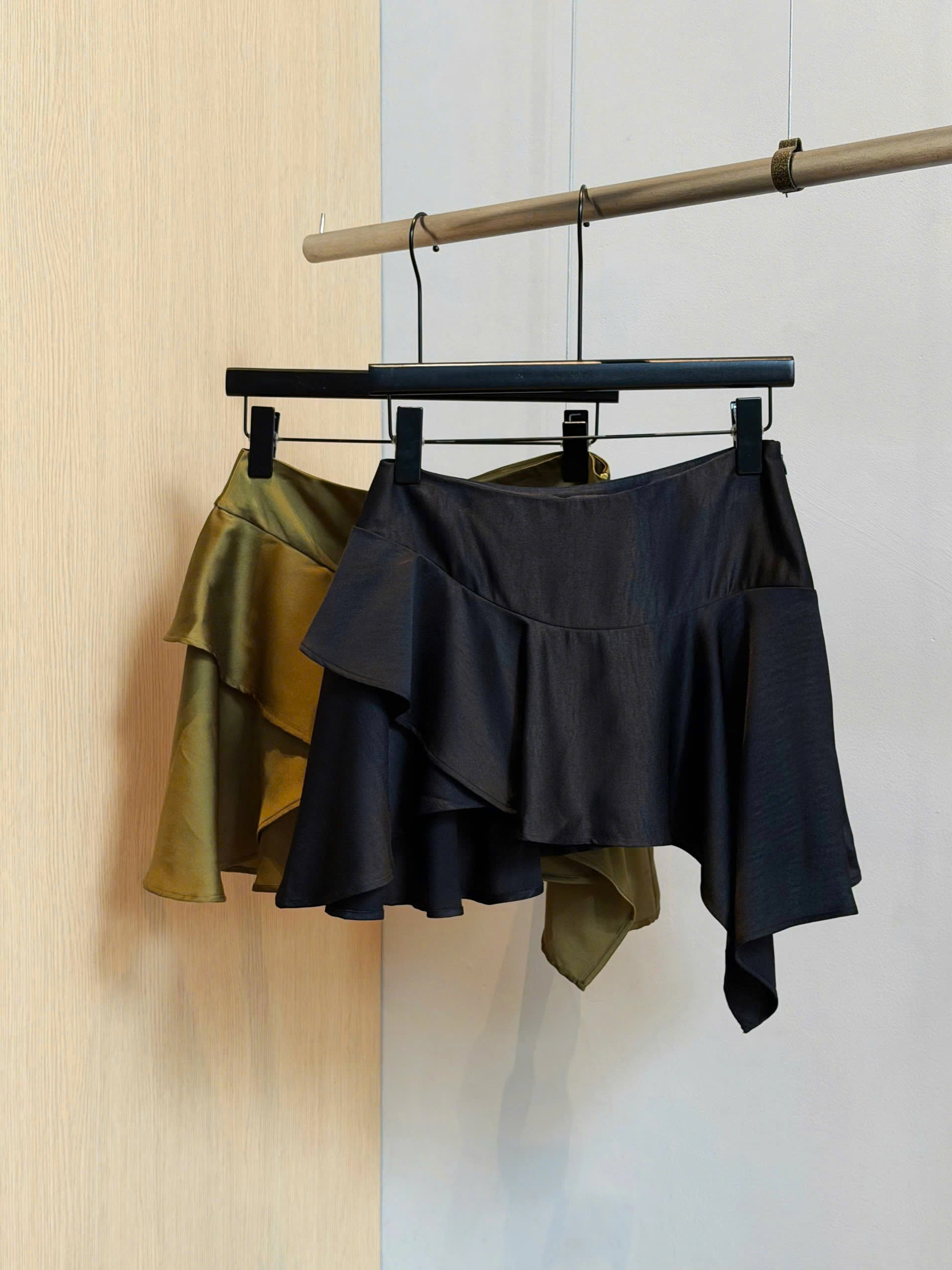 ĐU ĐƯA SKIRT - SATIN - LIME GREEN