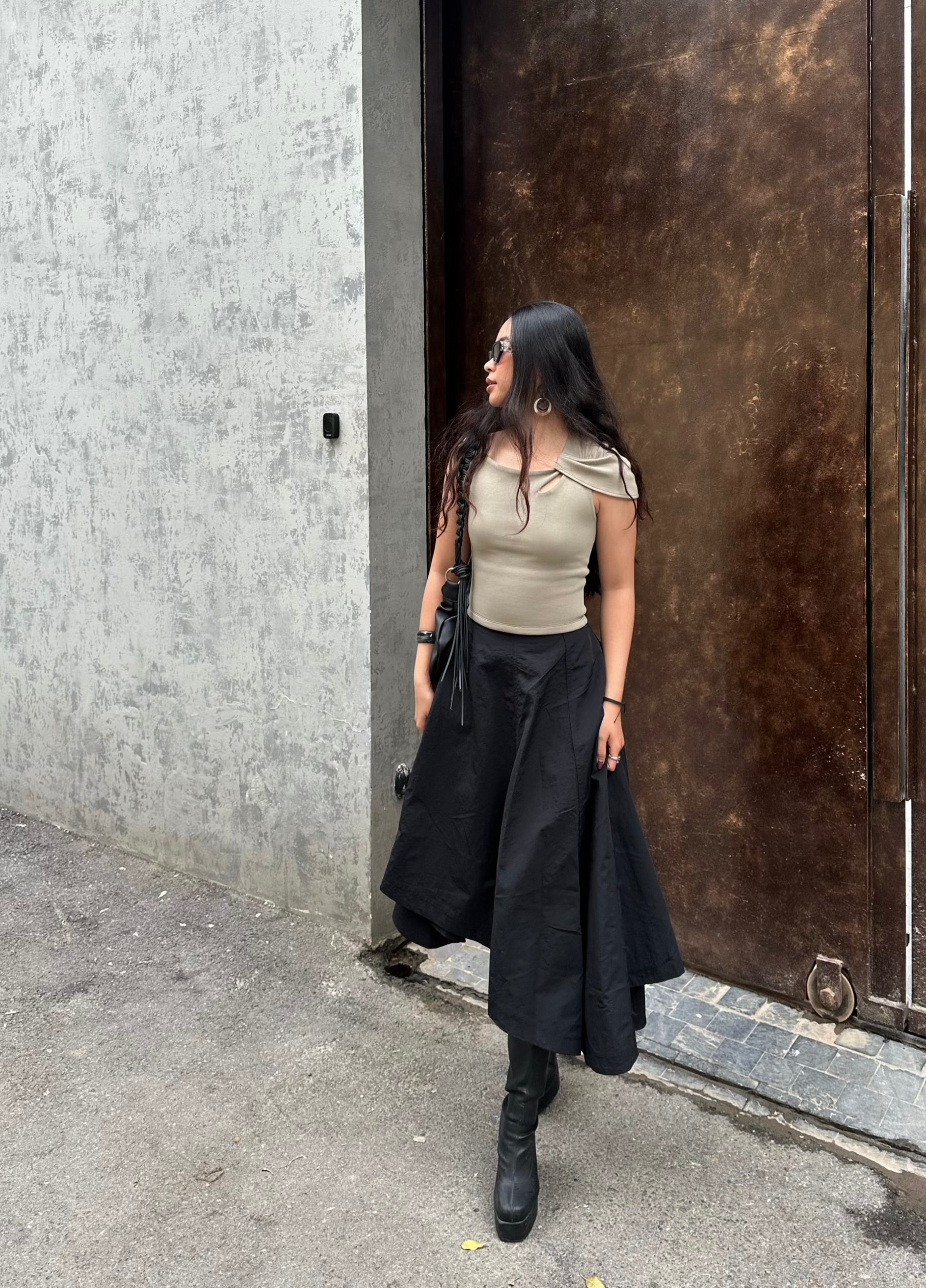 VẤN VƯƠNG TOP - MOSS GREEN